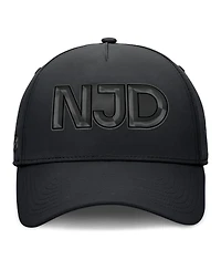 Fanatics Men's Black New Jersey Devils Authentic Pro Road Team Code Flex Hat