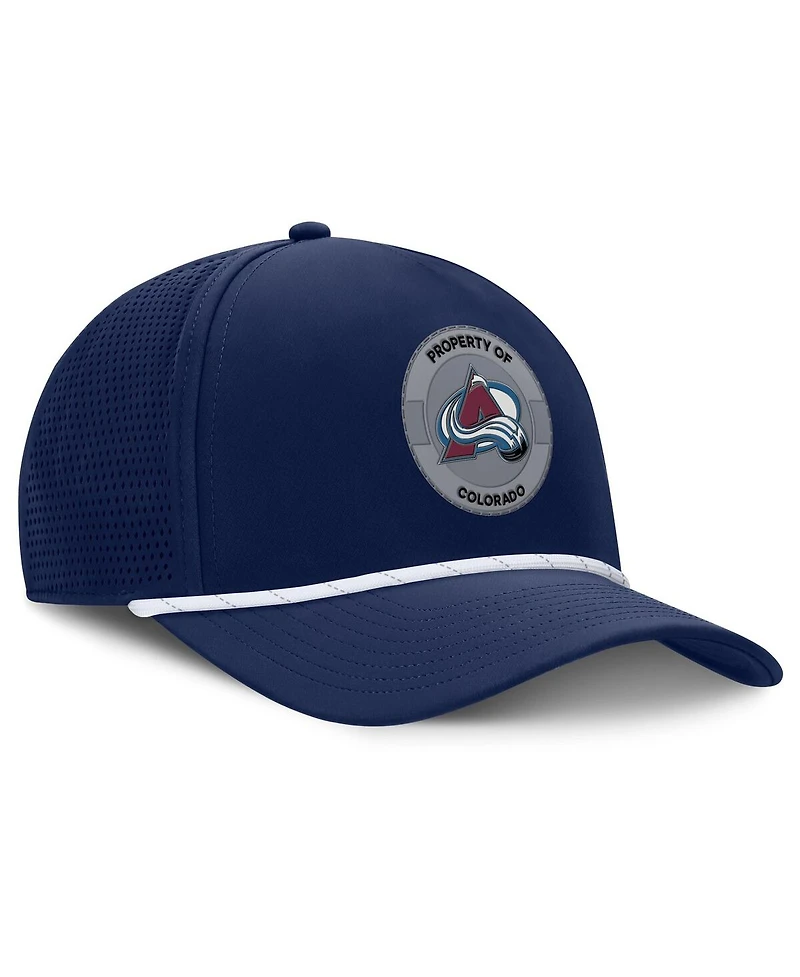 Fanatics Men's Navy Colorado Avalanche Authentic Pro Rink Adjustable Hat