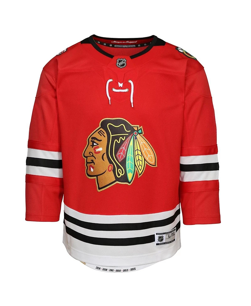 Outerstuff Big Boys and Girls Red Chicago Blackhawks Centennial Premier Jersey