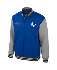 Colosseum Men's Royal Air Force Falcons Ambi-Turner Full-Zip Varsity Jacket