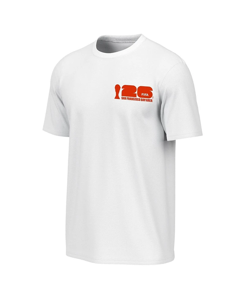 Outerstuff Men's White 2026 Fifa World Cup San Francisco Host City Poster Graphic T-Shirt