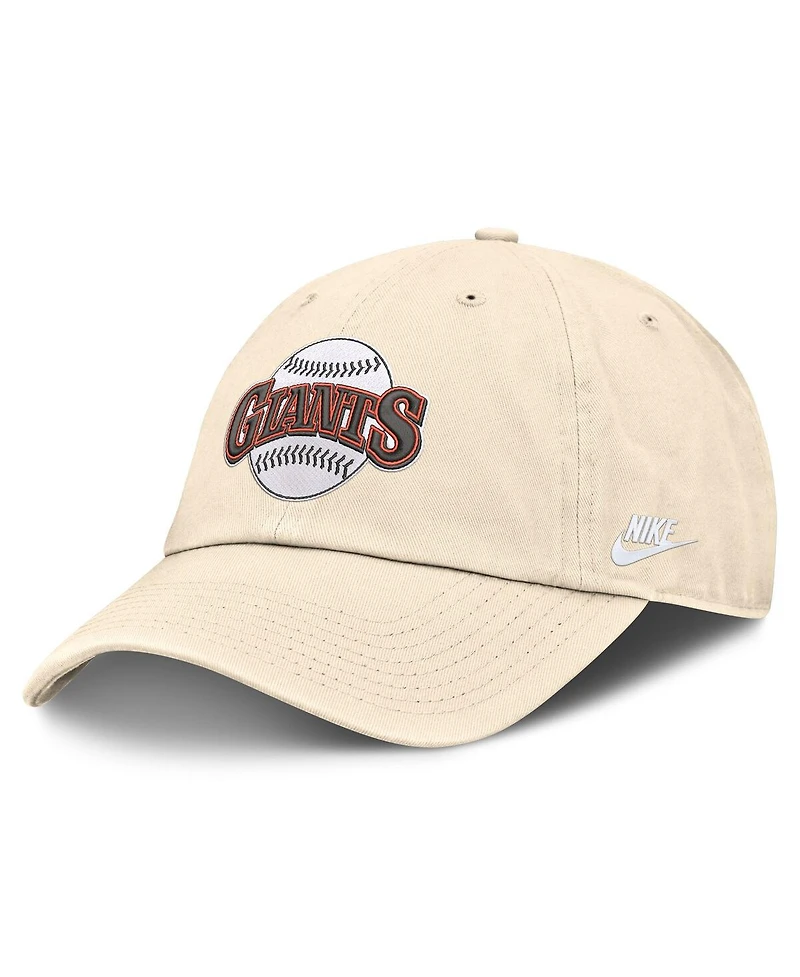 Nike Men's Natural San Francisco Giants Cooperstown Collection Club Adjustable Hat