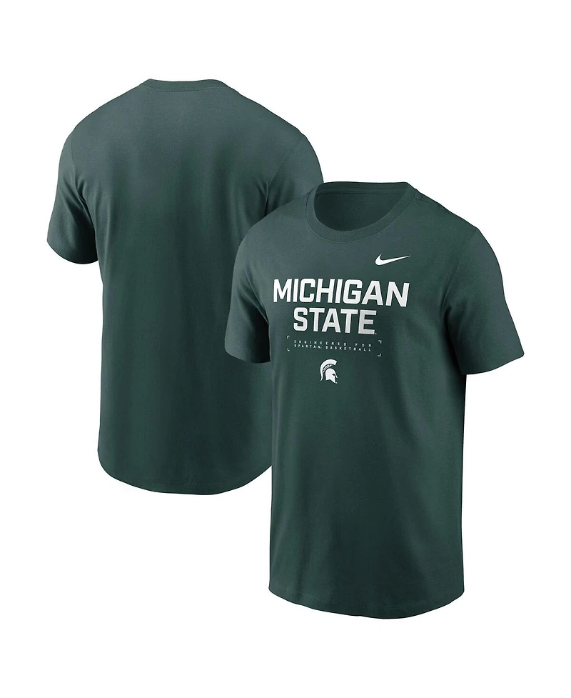 Nike Men's Green Michigan State Spartans 2025 Courtside Basketball Performance T-Shirt