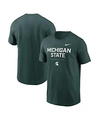 Nike Men's Green Michigan State Spartans 2025 Courtside Basketball Performance T-Shirt