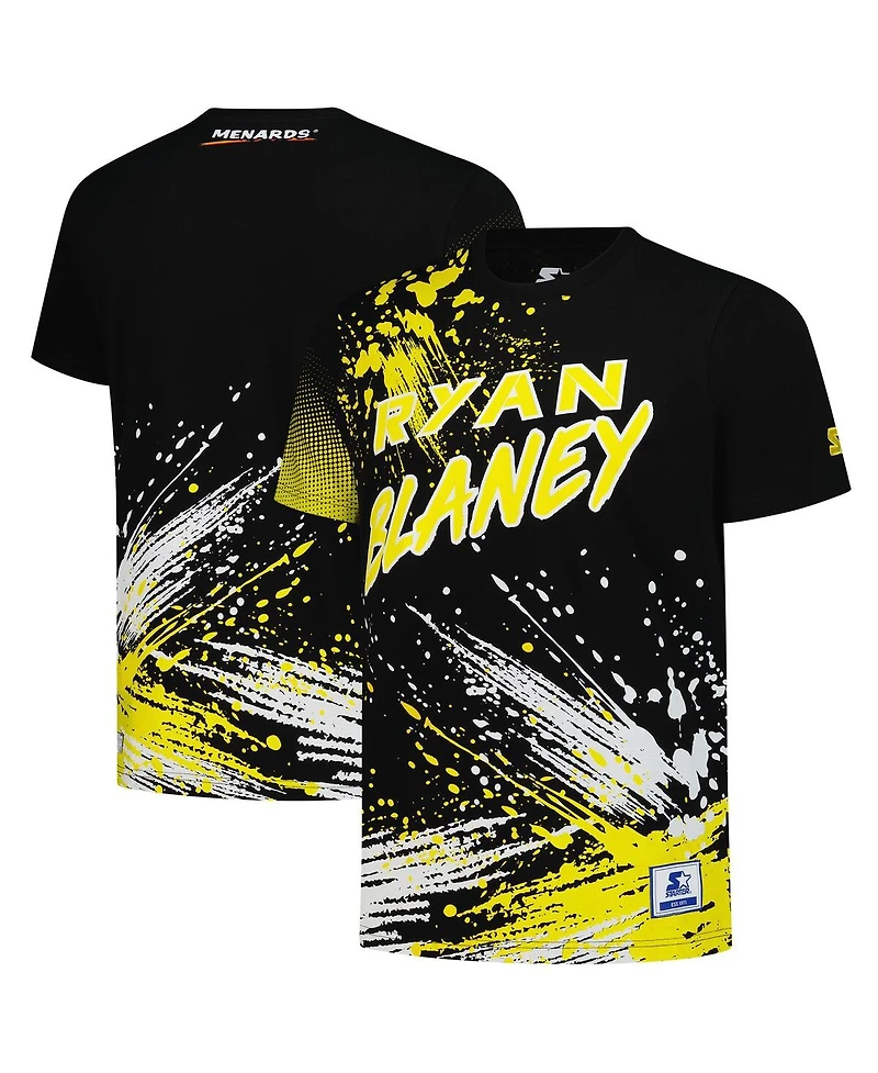 Starter Men's Black Ryan Blaney Touchdown Extreme T-Shirt