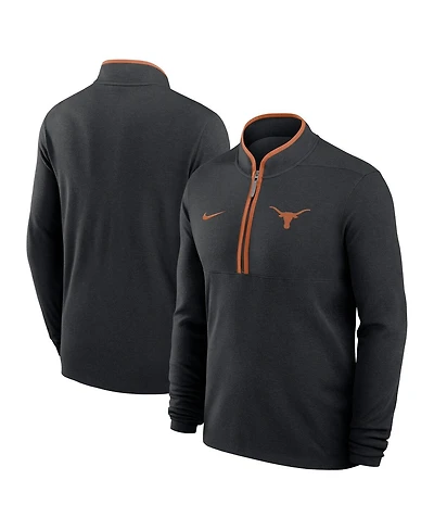 Nike Men's Texas Longhorns Courtside Victory Dri-fit Half-Zip Pullover Sweatshirt