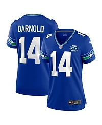 Nike Women's Sam Darnold Royal Seattle Seahawks Alternate 2 50th Season Game Jersey