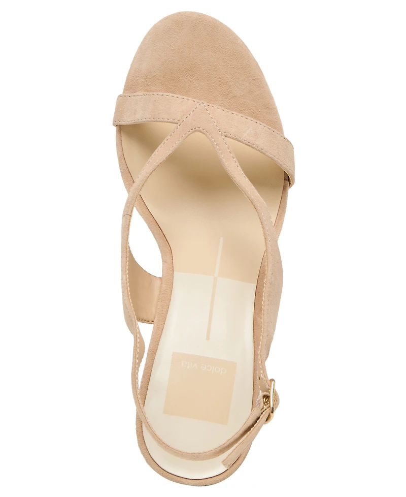 Dolce Vita Women's Izela Strappy Slingback High Heel Dress Sandals