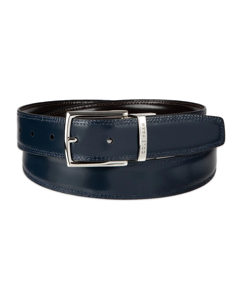 Cole Haan Men's Two-in-One Reversible Leather Dress Belt