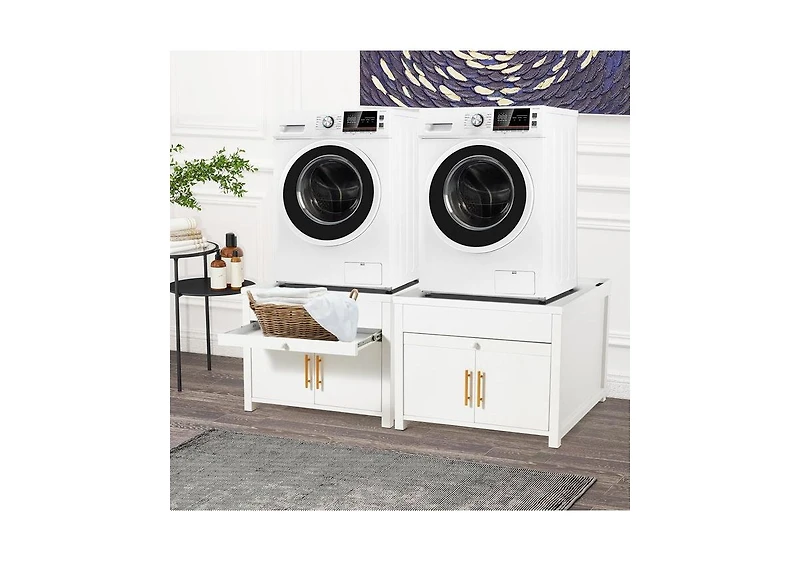 Aecojoy Laundry Pedestal, 700 Lbs Capacity Washer Dryer Pedestal, 29''29''23''H Washer and Dryer Stand