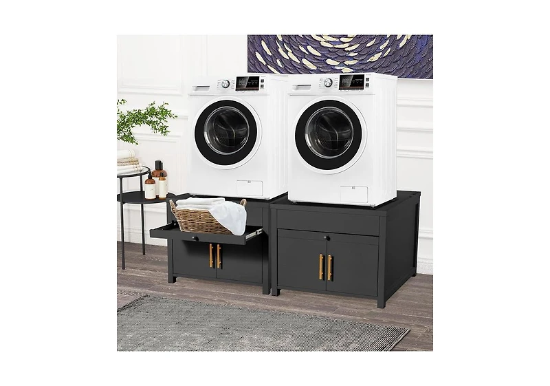Aecojoy Laundry Pedestal, 700 Lbs Capacity Washer Dryer 29''29''23''H and Stand