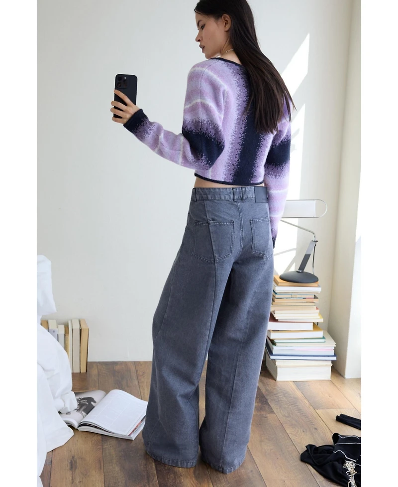 Desigual Women's Striped cardigan sweater