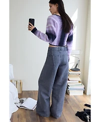 Desigual Women's Striped cardigan sweater