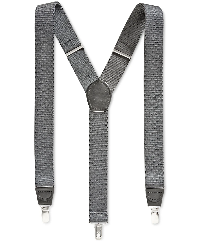 Club Room Men's Solid Suspenders