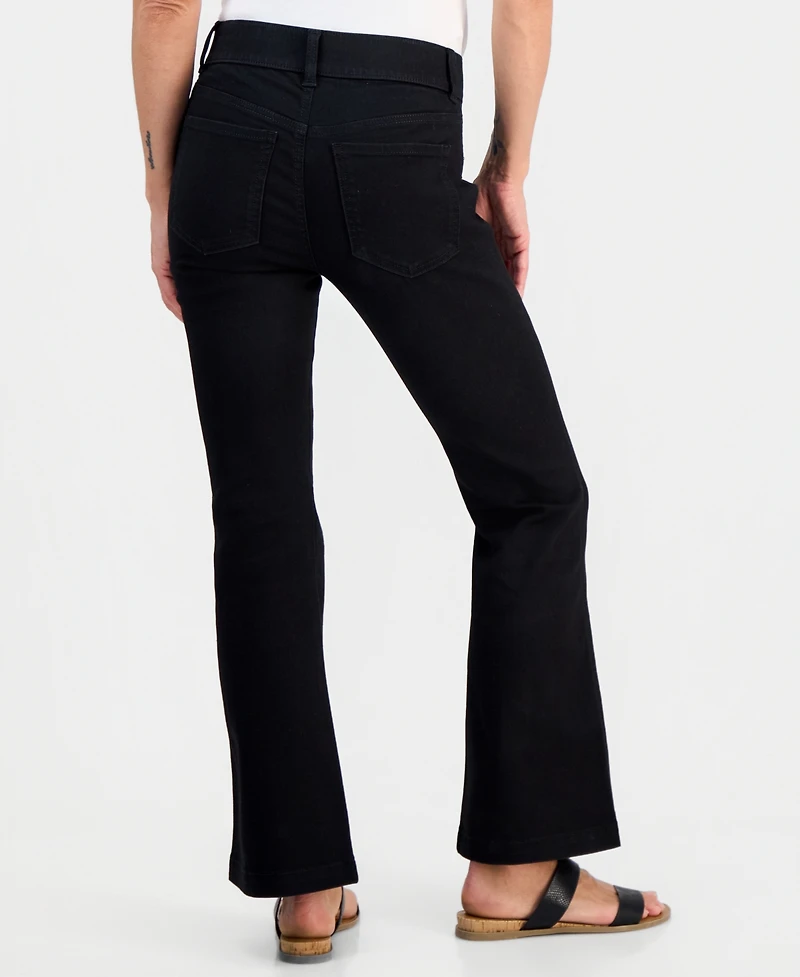 Style & Co Petite Pull-On Shaping High-Rise Bootcut Jeans, Macy's Exclusive