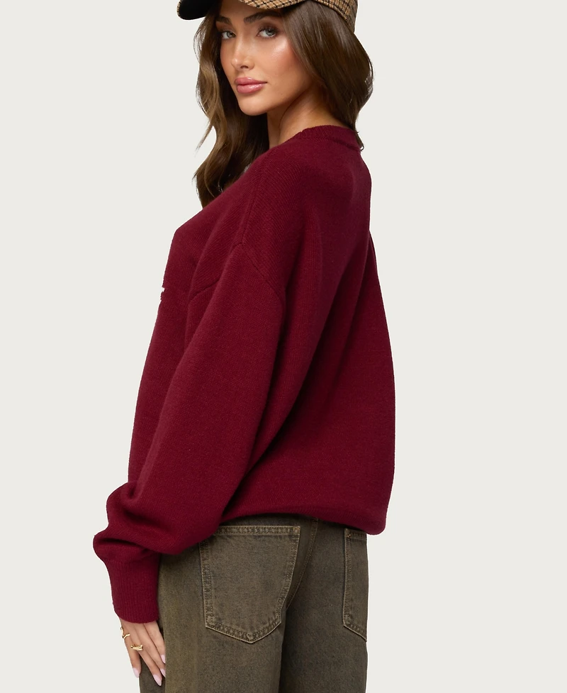 Edikted Women's Swan Oversized Knit Sweater