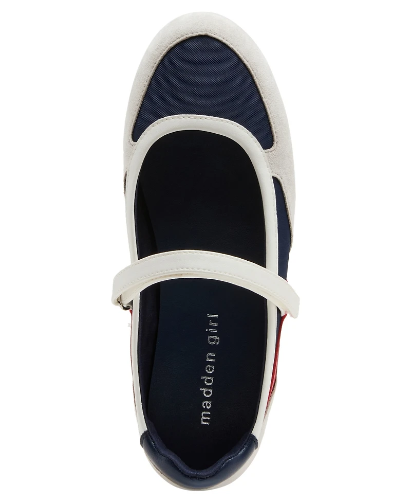 Madden Girl Women's Set Mary-Jane Round-Toe Ballet Sneakers