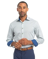 Nick Graham Men's Mosaic Squares Modern Fit Shirt