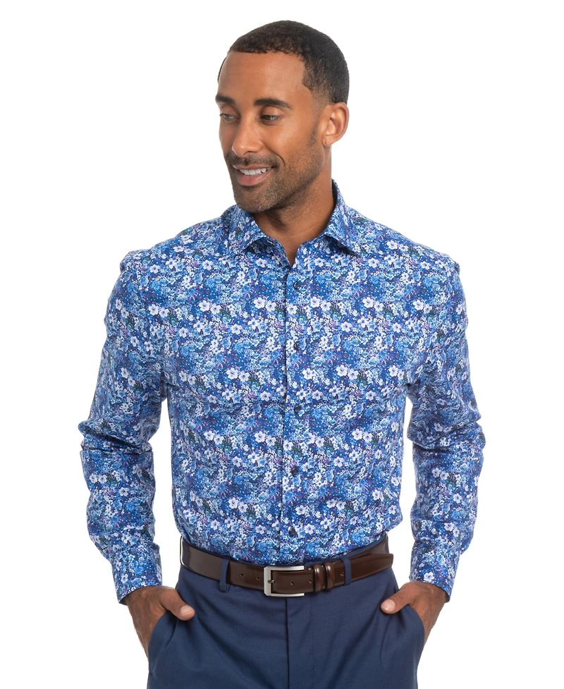 Nick Graham Men's Hillside Floral Modern Fit Shirt