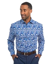 Nick Graham Men's Hillside Floral Modern Fit Shirt