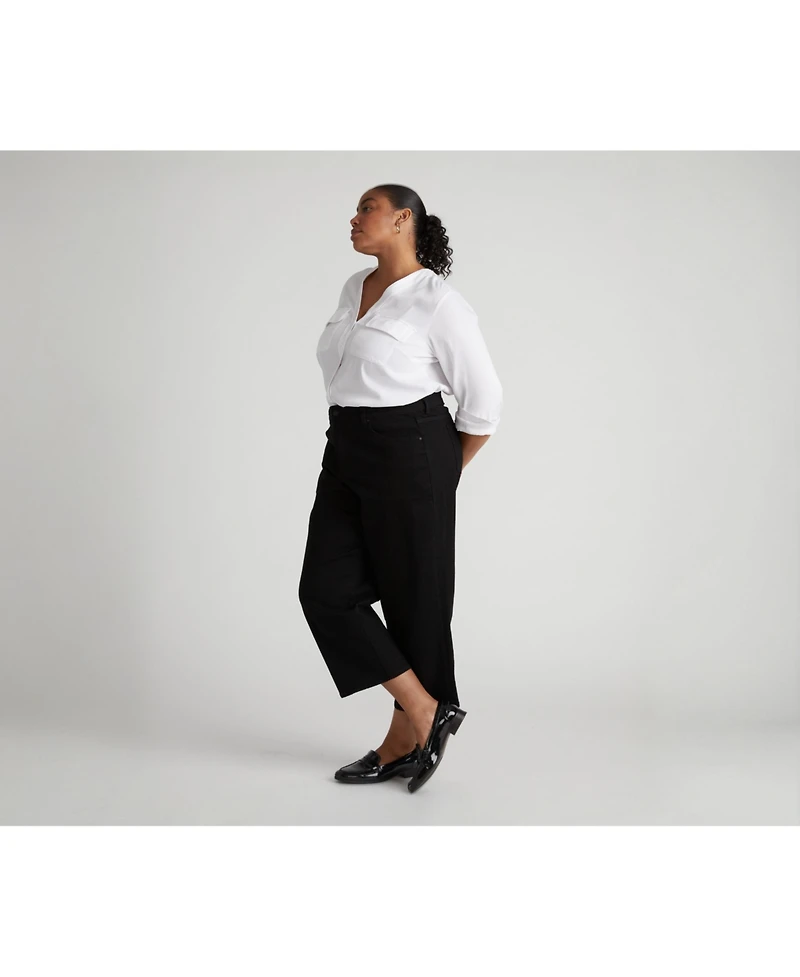 Universal Standard Women's Bae Boyfriend Crop Jeans