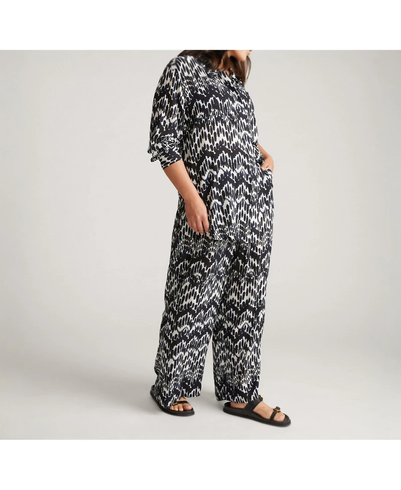 Universal Standard Womens Plus Toni Hi Low Tunic