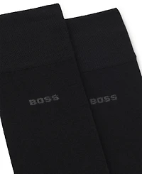 Hugo Boss Men's 2-Pack Solid Regular Length Socks