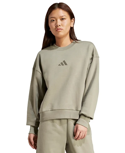 Adidas Women's All Szn Loose Fit Fleece Sweatshirt