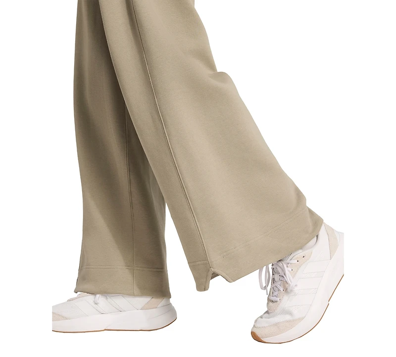 adidas Women's All Szn Fleece Loose Wide-Leg Pants