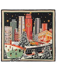 kate spade new york Women's Snow Globe Square Scarf