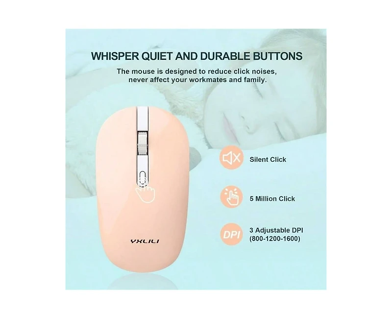 risokeys Wireless Keyboard And Mouse Combo Ultra Slim