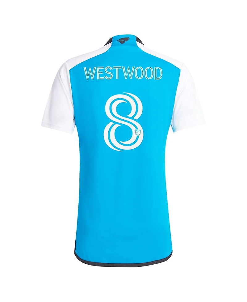 Adidas Men's Ashley Westwood Blue Charlotte Fc 2024 The Carolina Kit: Explore Replica Player Jersey
