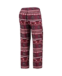 Concepts Sport Men's 2-Piece Garnet South Carolina Gamecocks Ugly Sweater Long Sleeve Top and Pants Sleep Set