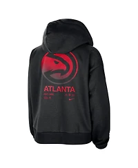 Nike Women's Black Atlanta Hawks Courtside Standard Issue Performance Pullover Hoodie