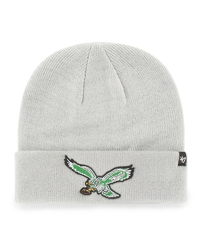 '47 Brand Men's Gray Philadelphia Eagles Legacy Cuffed Knit Hat
