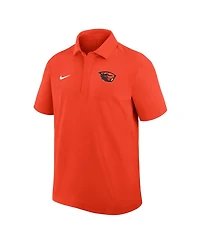 Nike Men's Orange Oregon State Beavers Woven Polo Shirt