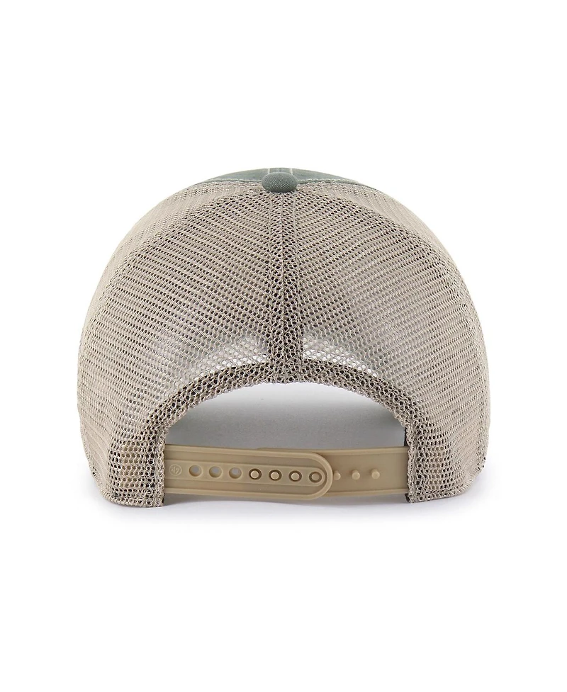 '47 Brand Men's Hunter Green/Tan Milwaukee Bucks Wabash Patch Clean Up Adjustable Hat