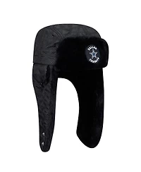 New Era Men's Black Dallas Cowboys Quilted Trapper Hat