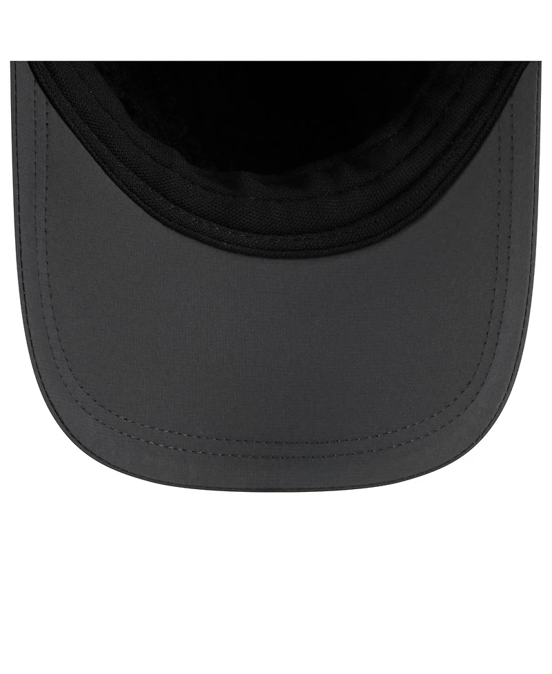 New Era Men's Charcoal Las Vegas Raiders 2025 Sideline Cold Weather Runner Dog Ear Adjustable Hat