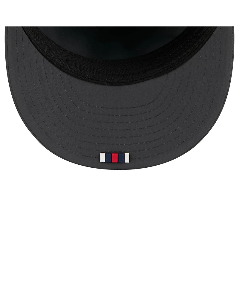 New Era Men's Charcoal England Patriots 2025 Sideline Cold Weather Retro Crown 59FIFTY Fitted Hat