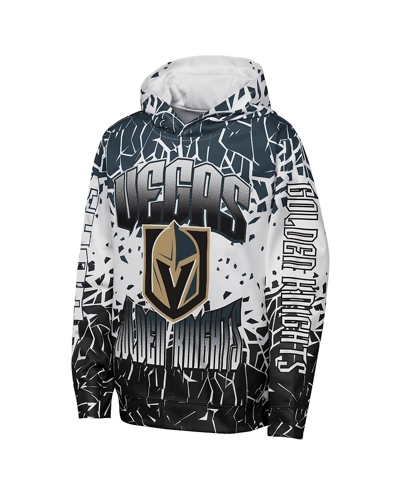 Outerstuff Big Boys and Girls Gray Vegas Golden Knights Frozen Frenzy Hoodie