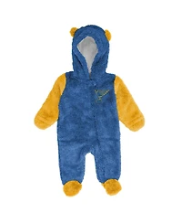 Outerstuff Newborn Blue St. Louis Blues Stay Napping Fleece Bunting Full-Zip Hooded Sleeper