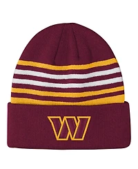 Outerstuff Big Boys and Girls Burgundy Washington Commanders Essentials Cuffed Knit Hat