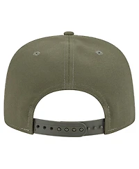 New Era Big Boys and Girls Olive Green Bay Packers Color Pack A-Frame 9FIFTY Snapback Hat