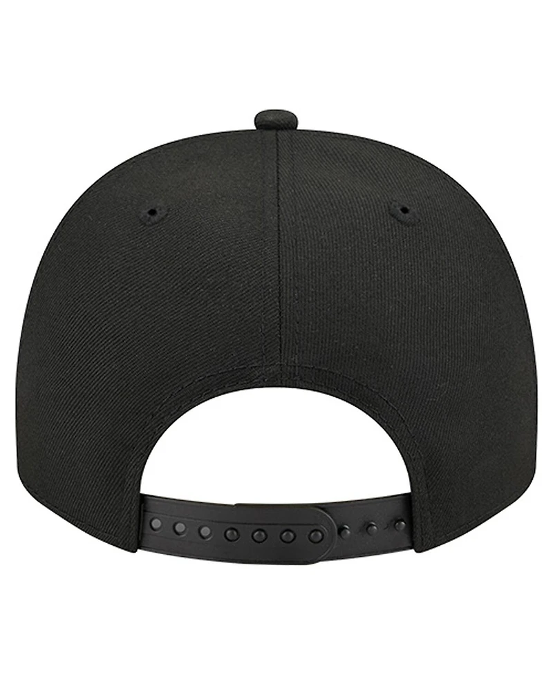 New Era Men's Black San Francisco Giants Local Play A-Frame 9FIFTY Snapback Hat