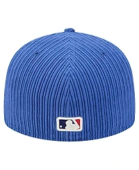New Era Men's Royal Los Angeles Dodgers Chenille Pop 59FIFTY Fitted Hat