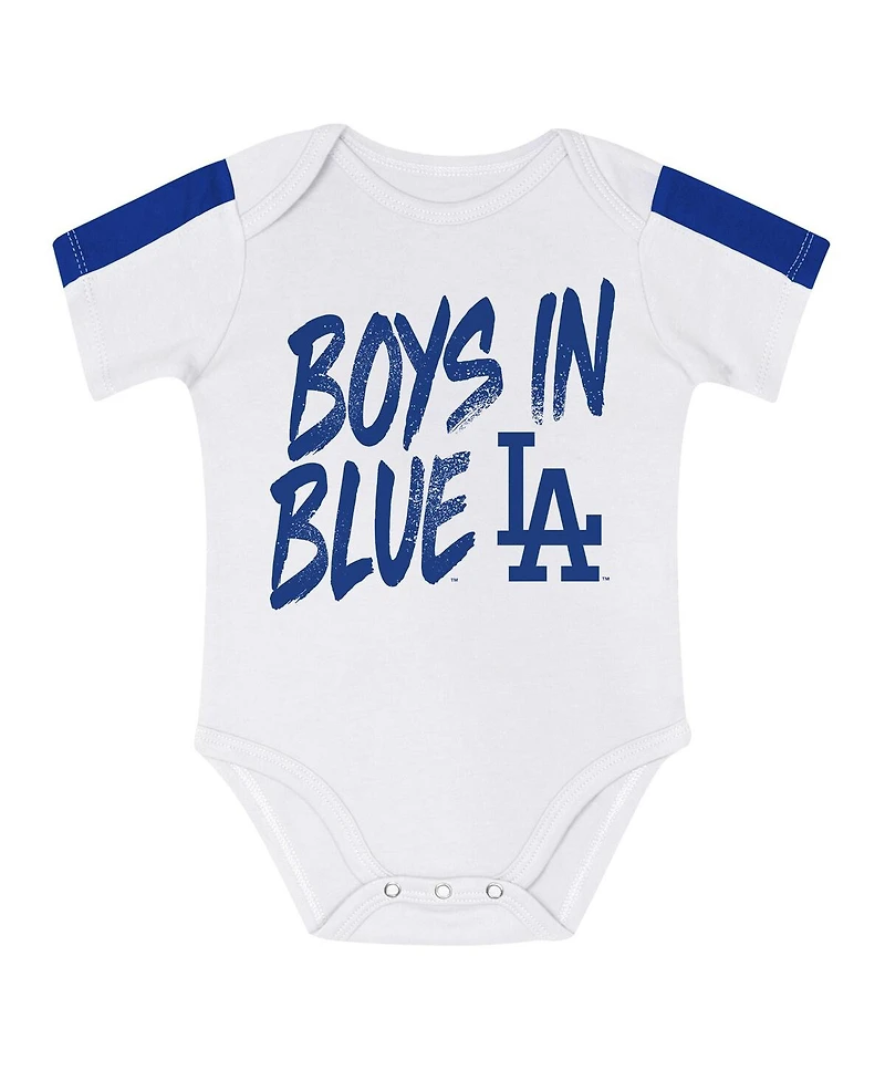 Outerstuff Newborn 2-Piece Los Angeles Dodgers Double Down Bodysuit and Pants Set