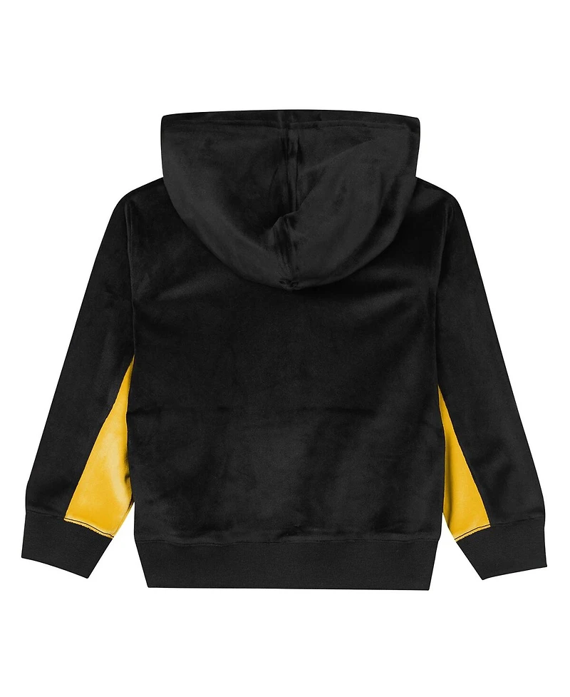 Outerstuff Preschool Black Los Angeles Lakers Velour Hoodie