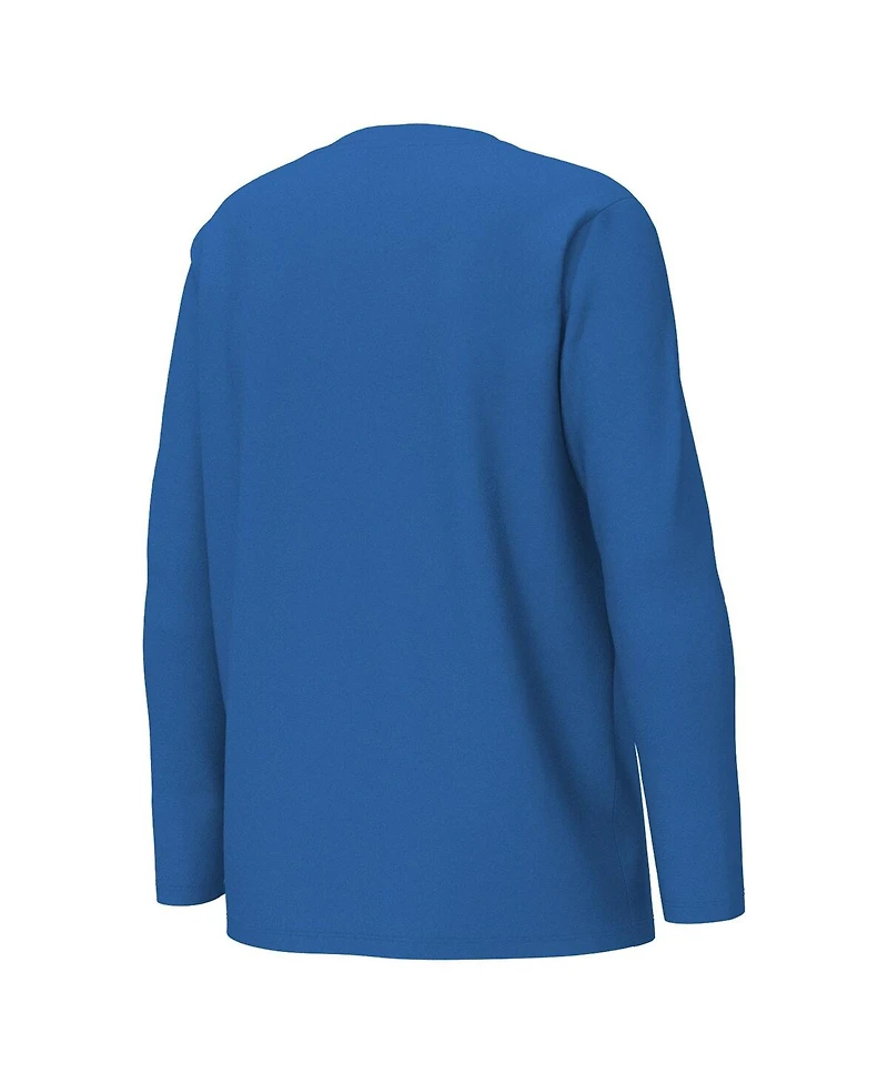 Outerstuff Big Boys and Girls Blue Detroit Lions Chestnut Holiday Sleep Set