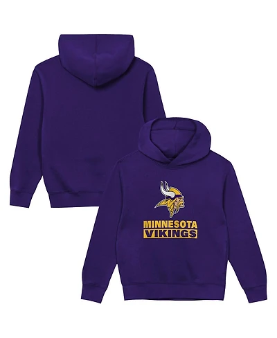 Outerstuff Toddler Purple Minnesota Vikings Back to Basics Hoodie